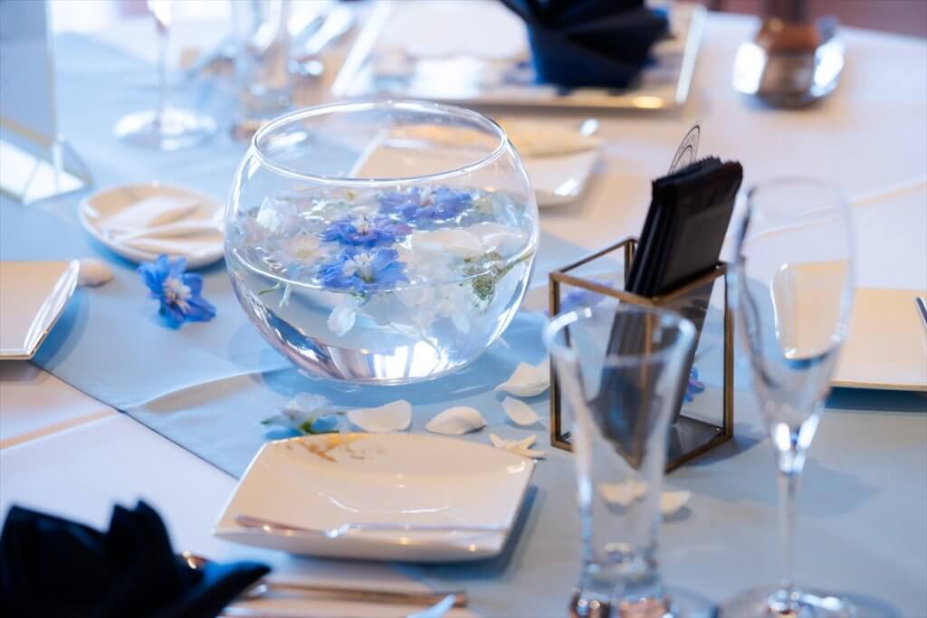 オリゾンブルーのパーティ風景