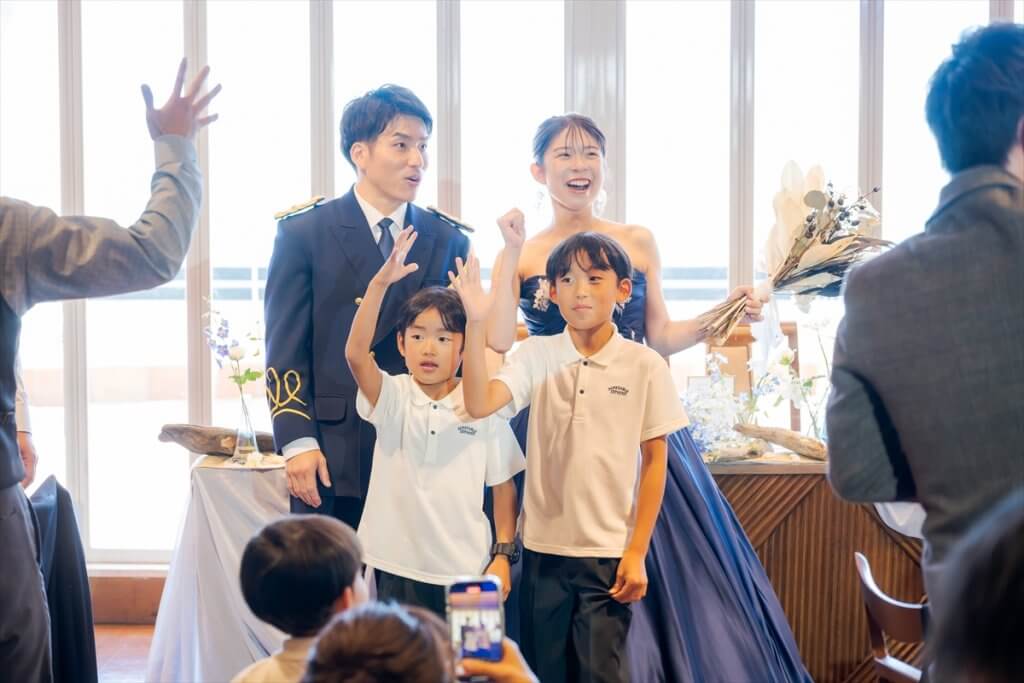 オリゾンブルーのパーティ風景