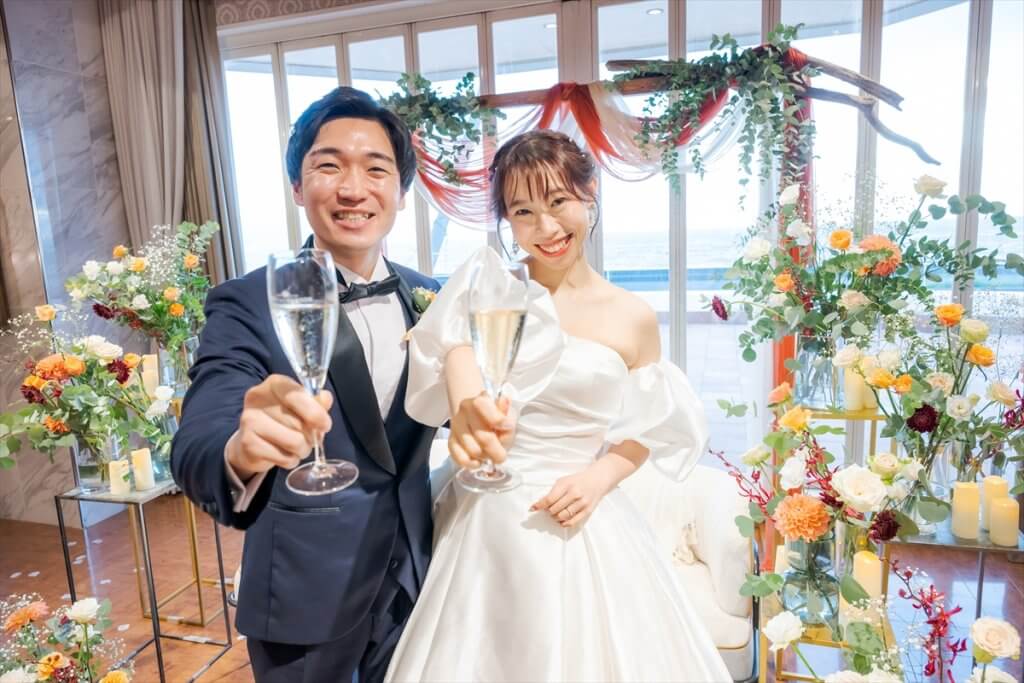 オリゾンブルーのパーティ風景