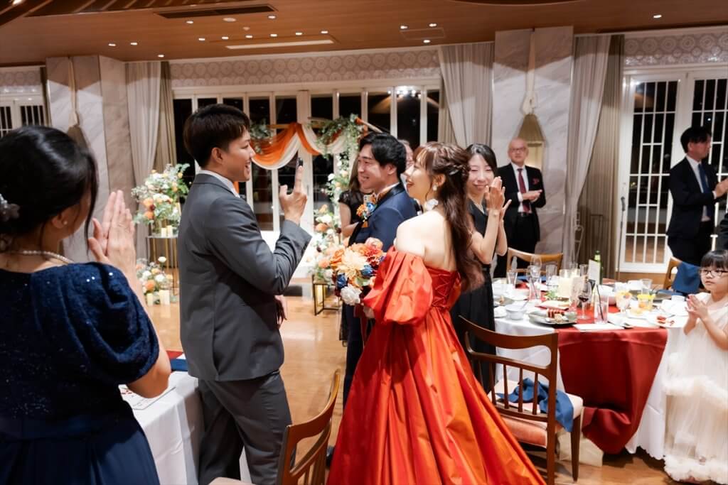 オリゾンブルーのパーティ風景