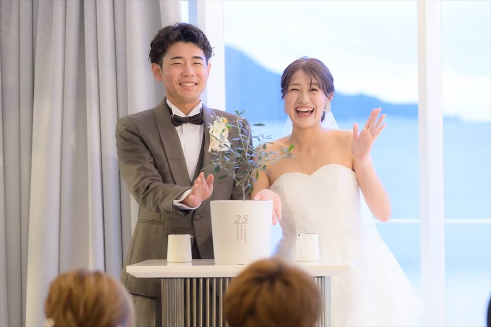 オリゾンブルーのパーティ風景