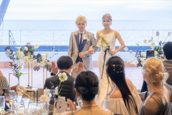 オリゾンブルーのパーティ風景