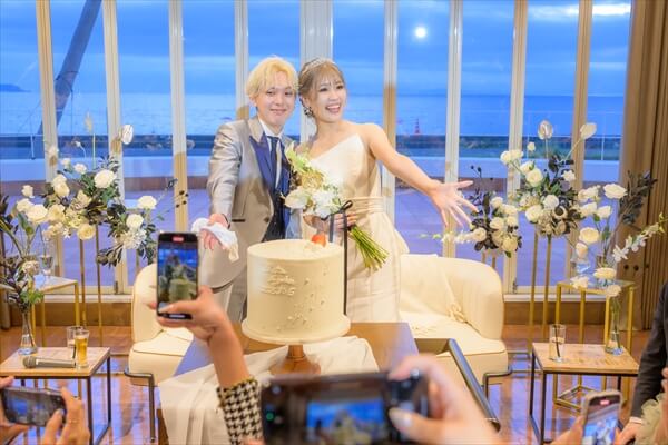 オリゾンブルーのパーティ風景