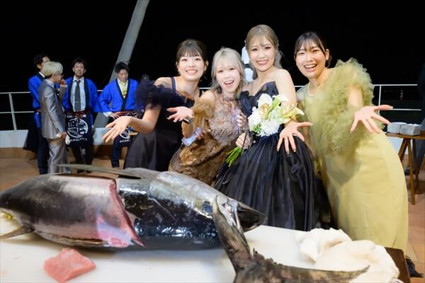 オリゾンブルーのパーティ風景