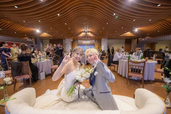 オリゾンブルーのパーティ風景