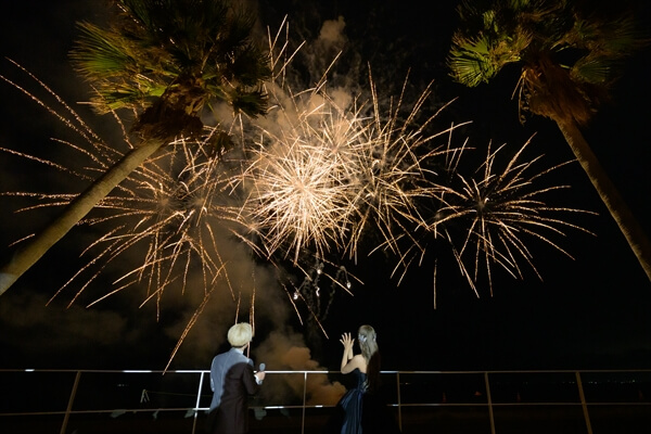 海×マグロ×花火